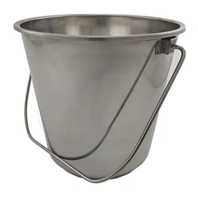 Image of Toolzone 12 Litre Heavy Duty Stainless Steel Bucket