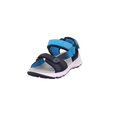 Image of Superfit Criss Cross Walking sandals for kids, Size: 7.5, Blau/türkis Textile/synthetics