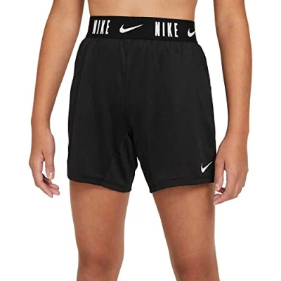 Image of Nike DA1099 010 G NK DF TROPHY 6IN SHORT Shorts girls black/black/(white) M