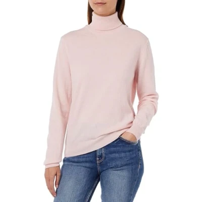 Image of United Colors of Benetton Women&#039;s Cycling Jersey M/L 1002d2348 Sweater, Pastel Pink 5a4, XS