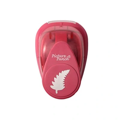 Image of Vaessen Creative Craft Paper Punch Feather 2 x cm Circle Cutter for Crafting and Card Making