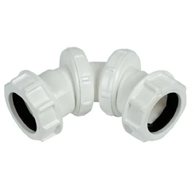 Image of FLOPLAST 32mm Compression Waste Adjustable Bend White