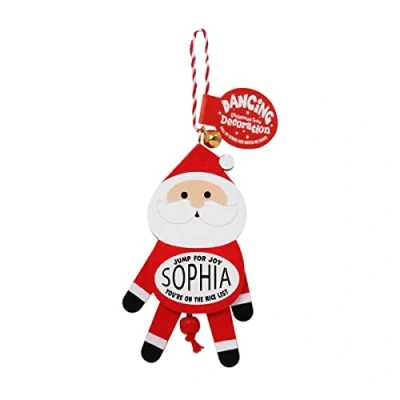 Image of History &amp; Heraldry Personalised Dancing Christmas tree Decorations (Sophia)