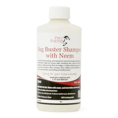 Image of Bug Buster Neem Horse Shampoo, 250 ml, Natural Plant Based Formula