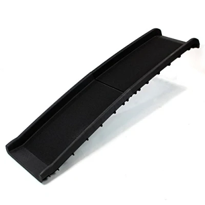 Image of Pet Ramp for Dogs in Plastic, Folding Lightweight and Strong (Black)