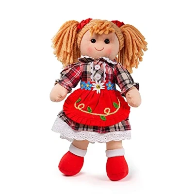 Image of Bigjigs Toys Mandie Doll MEDIUM Ragdoll Cuddly Toy
