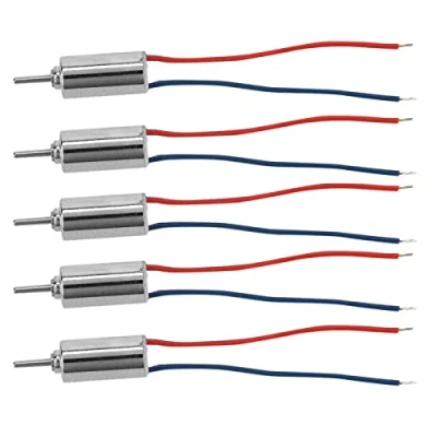 Image of 5Pcs Micro Coreless Motor, DC 4.5V 32250RPM 4mm/0.013in Diameter, for Model Aircraft and Electronic Toys (4mm x 8mm)