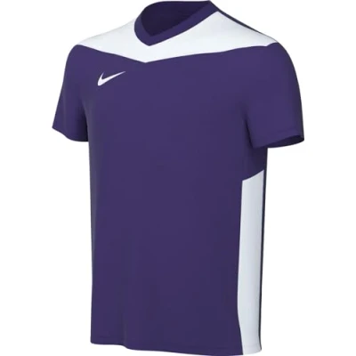 Image of Nike FD7438 547 Dri FIT Park Derby IV T Shirt Unisex Court Purple/White/White Size XL