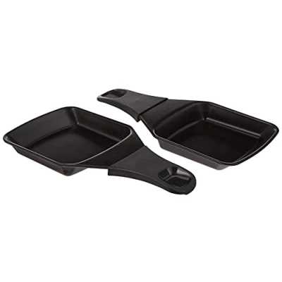 Image of Tefal XA400202 Accessoires pour Raclette Lot de 2 Coupelles Carrées avec Revêtement Anti Adhésif