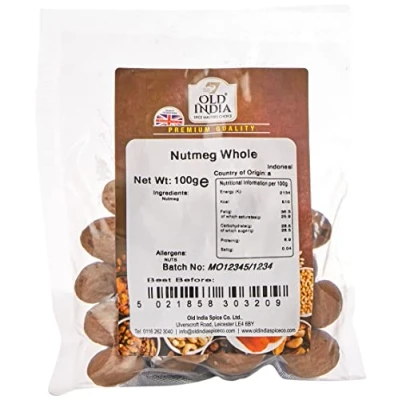 Image of Old India Nutmeg Whole 100g