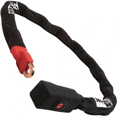 Image of Seatylock Viking Chain Bike Lock with Key Patented Motorbike and Locks High Security Anti Theft Sold Secure Gold Ultra Bicycle Heavy Duty Smart (140 CM 55.1&quot;)