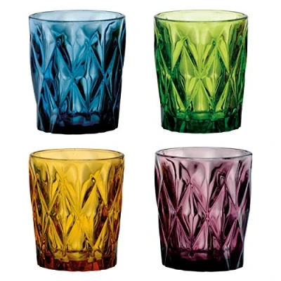 Image of Artland Set of 4 Highgate DOF Tumblers, Multi Colour, Count (Pack 1)