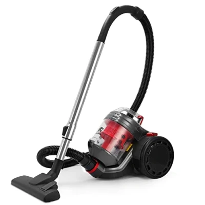 Image of SUPERLEX Cylinder Bagless Vacuum Cleaner 2.5L Dust Cup 700W Powerful,Compact &amp; Lightweight and Carpet Cleaner, HEPA Filter，for Hardwood Floor Pet Hair