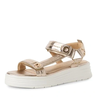 Image of Marco Tozzi Platform sandals, Women&#039;s, Size: 5, Platinum Synthetics