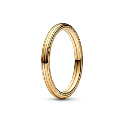 Image of PANDORA ME 14 Gold Plated Ring, Size 52, No Box