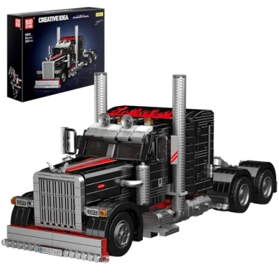 Image of Mould King 10037 American Truck Building Block Toy