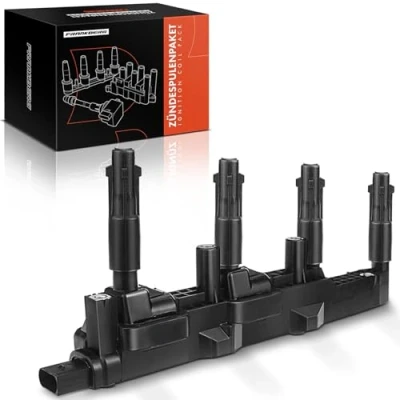 Image of Frankberg 1x Ignition Coil Compatible with A Class W168 140 160 190 210 1.4L 2.1L Petrol Hatchback 1997 2004 Replace# 0001500780