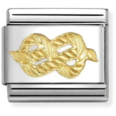 Image of Nomination Gold Knot Charm