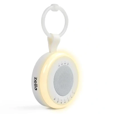Image of LUMI Portable White Noise Machine 16 Sounds 3 Night Light Levels Sleep Timer 20 Hours Battery Life USB Rechargeable Baby Aid Sound