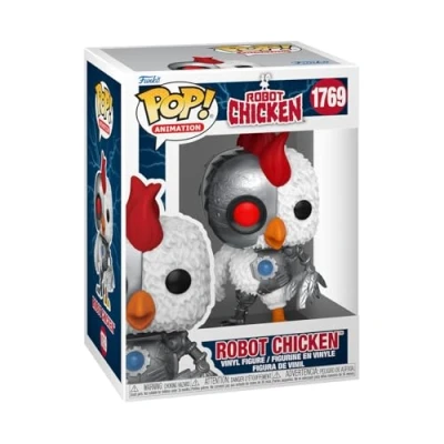 Image of Funko Pop! Animation: Robot Chicken Collectable Vinyl Figure Gift Idea Official Merchandise Toys for Kids &amp; Adults Cartoons Fans Model Collectors and Display