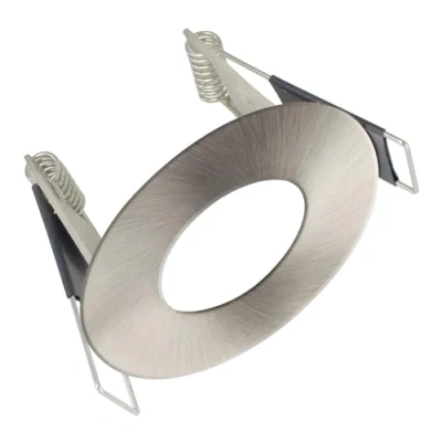 Image of Evofire Mini Fire Rated GU10 Downlight IP65 Satin Nickel Integral LED