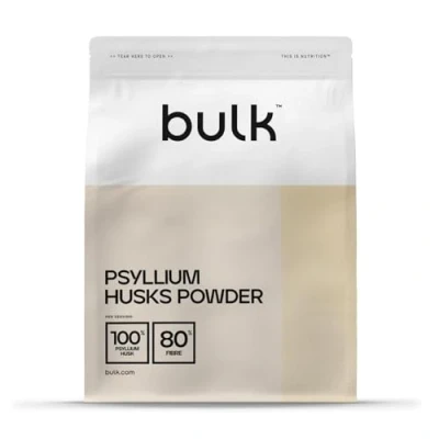 Image of Bulk Pure Psyllium Husk Powder, High in Fibre, 500 g, Packaging May Vary
