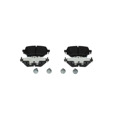 Image of 0446602410, 044660D060 Brake pad set BOSCH 0 986 460 066 Low Metallic with integrated wear sensor TOYOTA: Yaris Cross, Corolla XII Saloon