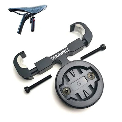 Image of takewell Bike Saddle Seat Post Mount for Garmin Varia RTL515, Compatible with RTL510/RVR315, Aluminum Alloy, Screw Fastened.