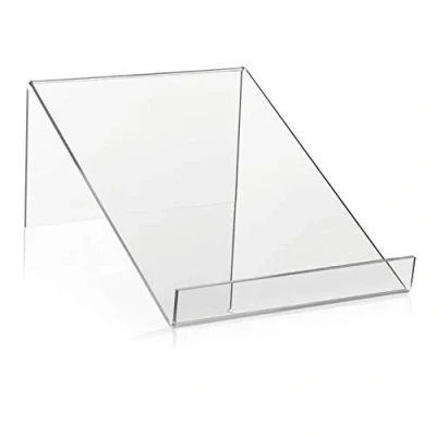 Image of VITAdisplays book stand, bookend as goods carrier and shelf made of original Plexiglas (21.0 x 15.0 9.0 cm)