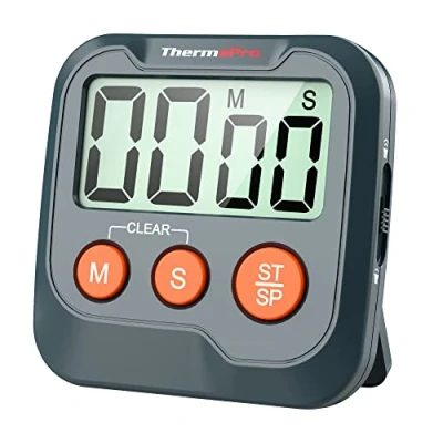 Image of ThermoPro Timers, Dark Grey, Classique