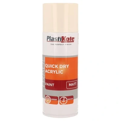 Image of PlastiKote PKT71015 Spray Paint, Magnolia, 1 Count (Pack of 1)