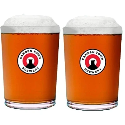 Image of Official Camden Town Brewery Jacks Pint Glass Set of 2, 1 pints