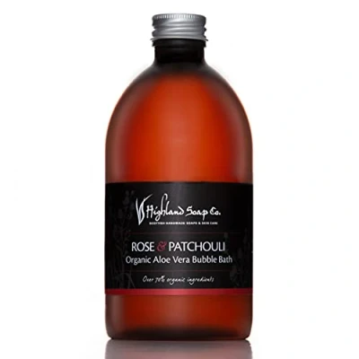 Image of The Highland Soap Company Rose &amp; Patchouli Bubble Bath 500ml
