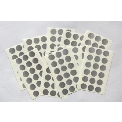 Image of 175 Silver Round Stickers Sticky Coloured Self Adhesive Dots for Colour Coding