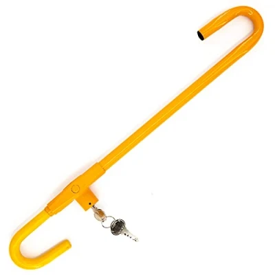 Image of PRETEX Universal Steering Wheel Lock Adjustable Hardened Steel Car Protection Anti Theft Locking Bar Device for Security