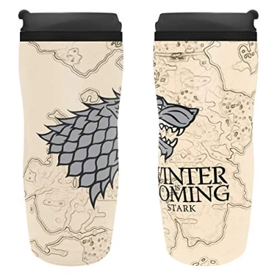Image of ABYSTYLE Game of Thrones Winter is Coming Travel Mug