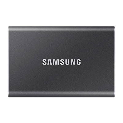 Image of Samsung T7 Portable SSD 500 GB USB 3.2 Gen.2 External Titanium Grey (MU PC500T/WW)