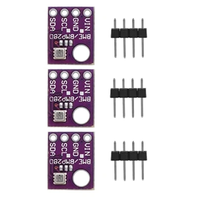 Image of Sreuyong 3PCS BME280 5V Digital Sensor Temperature Humidity Barometric Pressure Module I2C SPI