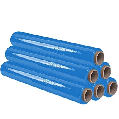 Image of Ofituria Blue Packing Film 50 cm x 200 m Length Manual Elastic for Industrial Packaging 6 Pack