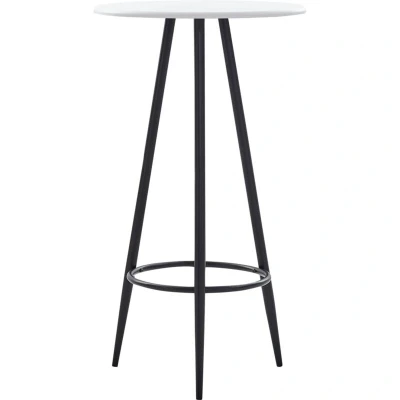 Image of vidaXL Bar Table White 60x107.5 cm MDF