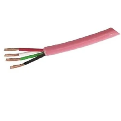 Image of K M Electronics® Pink 4 CORE Pure Copper Speaker Loudspeaker Install Cable Wire OFC