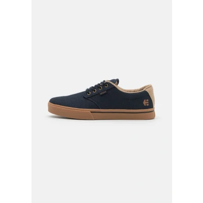 Image of Etnies Jameson ECO Skate shoes, Men&#039;s, Size: 10, Navy/gold Textile