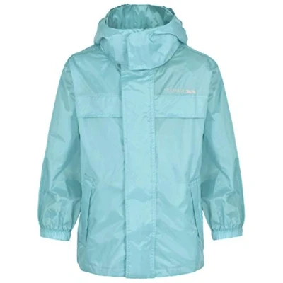 Image of Trespass Girls Kids Pack Away Jacket MCJKRAB30002_TRO3/4 , Tropical 3/4, Tropical, 3 4 Years EU