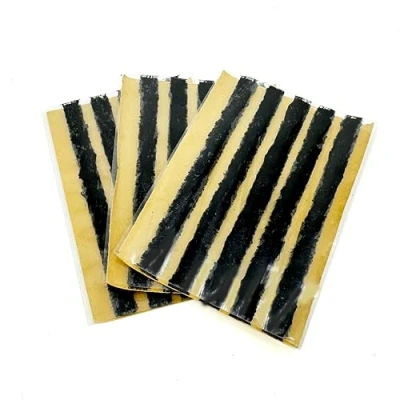 Image of ZERINT TS 160D15 Tyre Repair Plugs, 15 PCS 6 x 100 mm Black Tubeless Seal Plugs Strips Strings for Car, Bike, UTV, ATV, Wheelbarrow