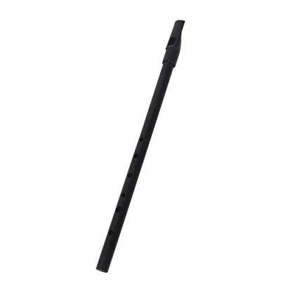 Image of Irish D Whistle, Key Tin Whistle Copper Traditional Blowing Instrument (Black)