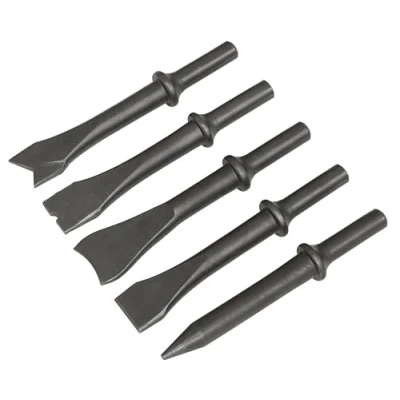 Image of Sealey Air Hammer Chisel Set 5pc 120mm .401&quot; Shank