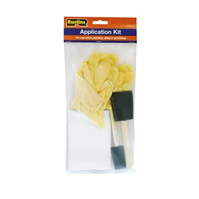 Image of RUSTINS APPACK Application Kit (Gloves, Cloths &amp; Foam Brushes), Mixed