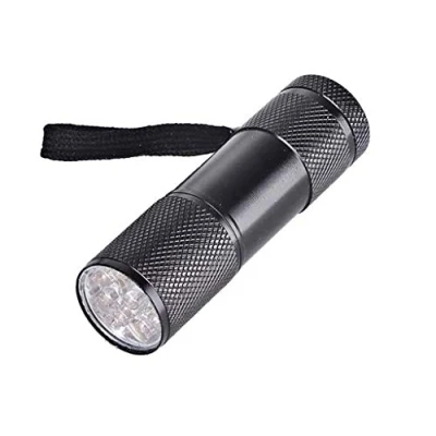 Image of Handheld Black Light Torch 9 LED 395 for Detector Pet and Jewelry Tools
