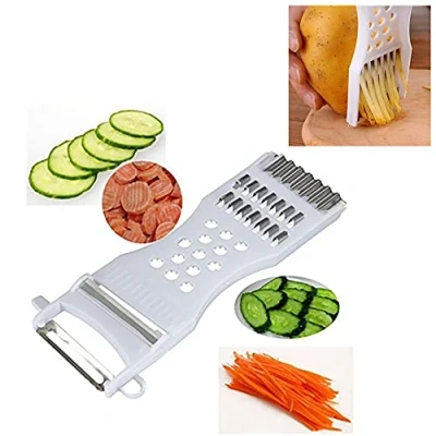 Image of 5 in 1 Multifunction Fruit &amp; Vegetable Slicer Dicer, Grater, Shredder Food Chopper, Fast Easy (5 Multi Slicer)