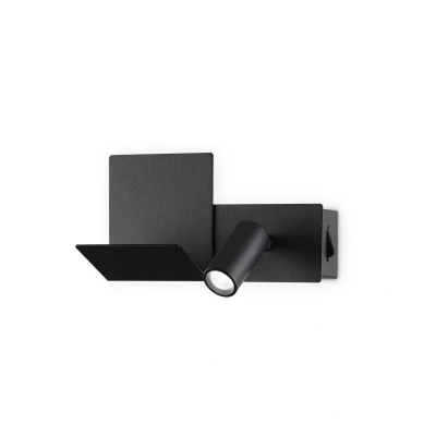 Image of KOMODO 2 LED Reading Light Black, In Built Switch, 3000K, Non Dim